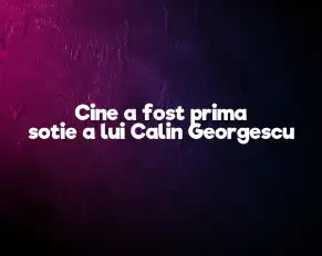 cine a fost prima sotie a lui calin georgescu