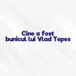 cine a fost bunicul lui vlad tepes